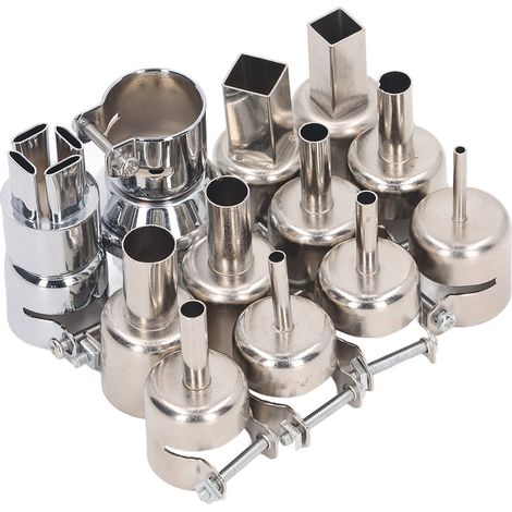 12 Buses de Pistolet à Air Chaud avec Vis de Verrouillage pour Station de Soudure 850 (1/5)