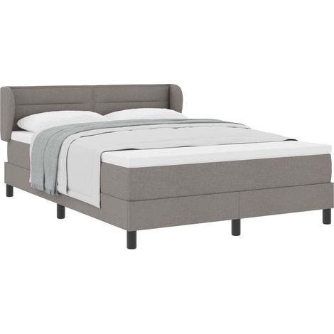 Maison Exclusive - Letto a molle con materasso Talpa 140 x 190 cm Tessuto