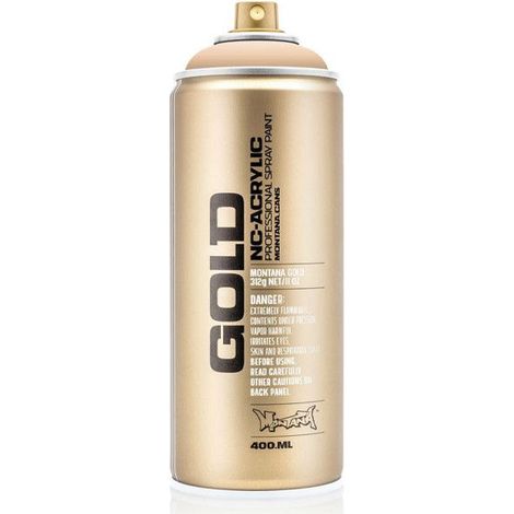 Bombe de peinture - Gold - Acrylique - Cappuccino - G1420 - 400ml - Montana Cans