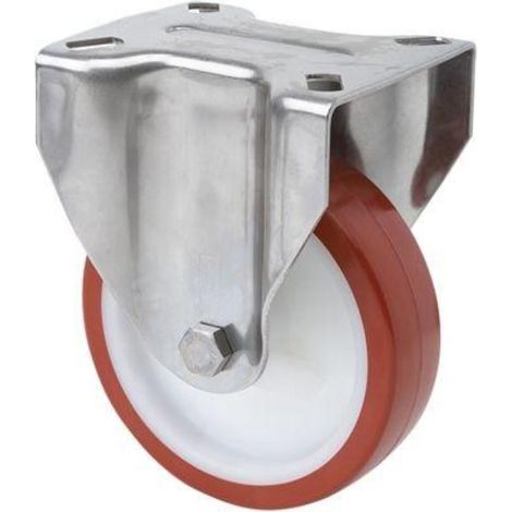 rueda fija  inox.17zvli80-polr poliamix blanco-poliur.marron eje rodillos (1/2)