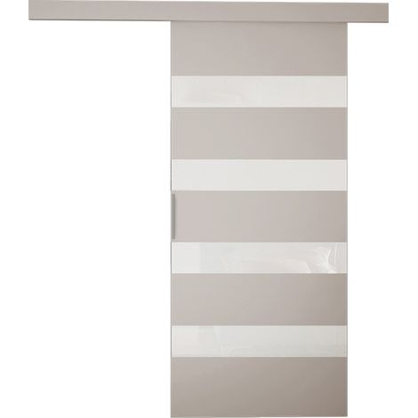 Porte coulissante Closico Materia V, Cachemire + Blanc (1/3)