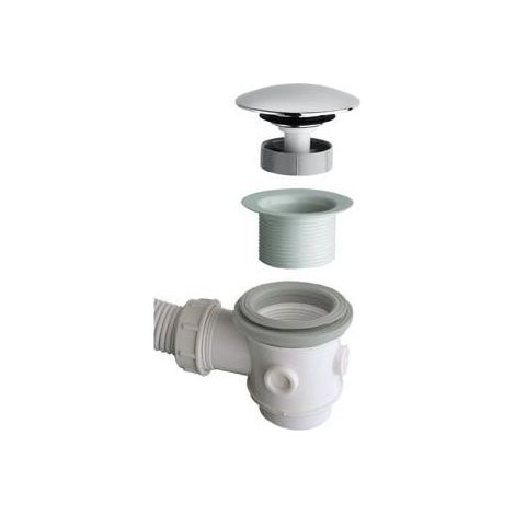 BOUCHON ABS VIDAGE UP & DOWN D.72 mm ADAPTABLE VUP0451 CHROME - CRISTINA ONDYNA RI20351 (1/2)