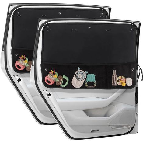 Sonnenschutzblenden für Autofenster (2er-Set) – Sonnenschutz mit Aufbewahrungstaschen – UV-Schutz für mehr Sicherheit, beim Camping und für mehr Privatsphäre (1/5)