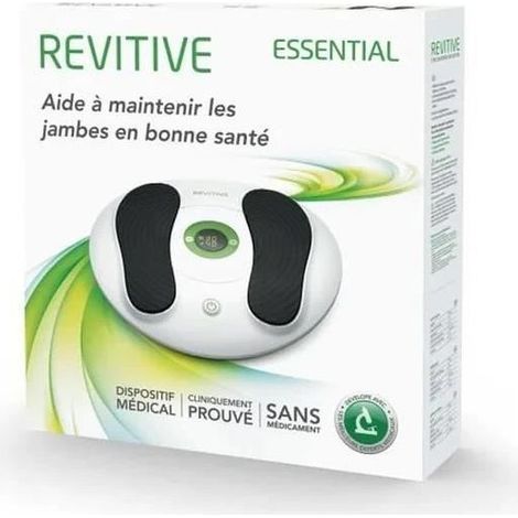 Stimulateur circulatoire Revitive Essential pour soulager les jambes lourdes et douloureuses