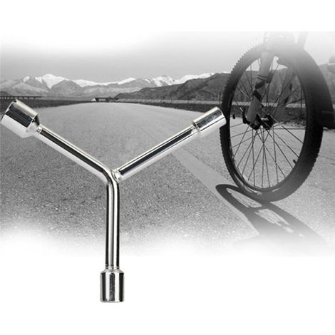 TRADE SHOP - Chiave Esagonale Bussola Svita Bulloni Cambio Ruota Bicicletta Inox 8-10-12 Cm - (1/4)