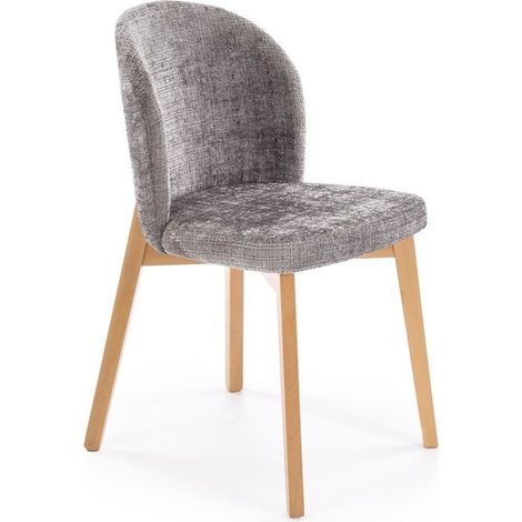 Silla Houston 1931, Gris + Roble, 86x48x56cm, Tapiz, De madera (1/5)