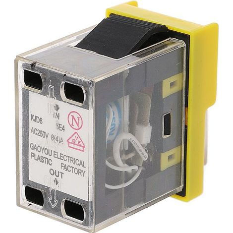 DTEKGAZ - KJD6-5E4 AC250V 6A/4A Elektromagnetischer Schalter Wasserdichter Magnetknopf, kompatibel mit Motorsteuerungen der KJD20-Serie für Elektrowerkzeuge
