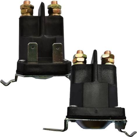 Set di 2 solenoidi di avviamento 435-325 per Trombetta 862-1241-211-12, relè solenoide di ricambio 532192507 a 4 terminali da 12 V per trattorino rasaerba. (1/5)
