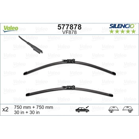 Balai d'essuie-glace VALEO 577878 (1/4)