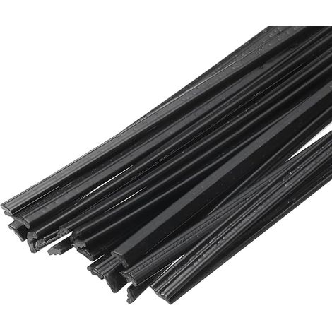 20pcs 8 Inch Plastic Welding Rods Strips PE Black (1/5)