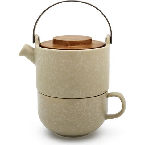 Theiere Avec Infuseur Thé, Tasse a The 0,5 Litres - Gris (1/5)