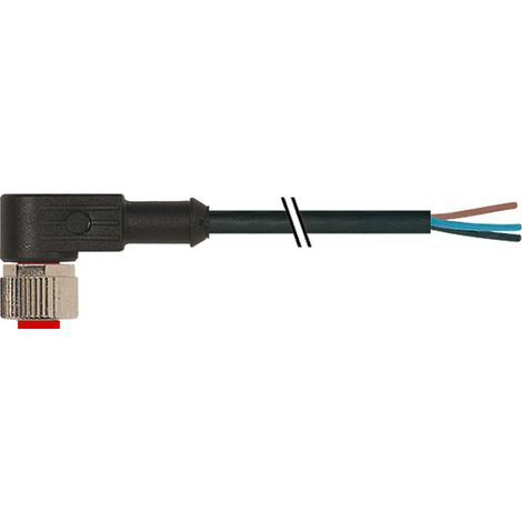 Connecteur industriel pré-câblé RS PRO 3 conducteurs , M12 Femelle, 2m ( Prix pour 1 )