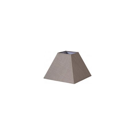 Pantalla Piramide Tenorio E27 Lino Gris 15dx8dx11h