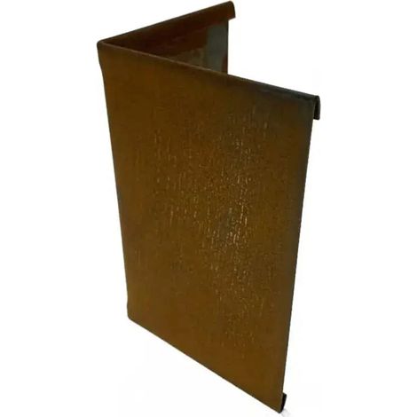 Unión 90º borduras de Acero Corten - 15 cm - Redondeado (1/4)