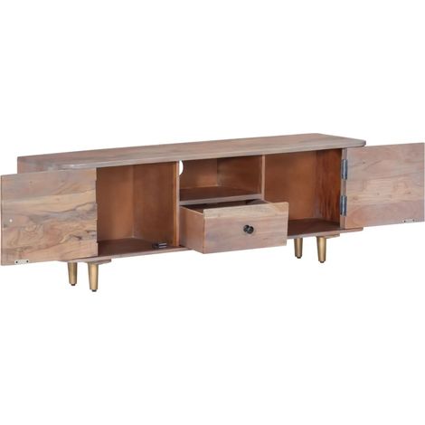 Maison Exclusive - TV-Schrank 118x30x40 cm Massivholz Akazie
