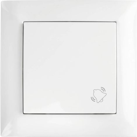 Toolight Pulsante Per Campanello Con Cornice Oste Jnh008-w White (1/5)