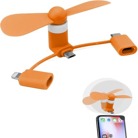 Ventilador para teléfono móvil, mini ventilador para teléfono móvil, mini ventilador universal, ventilador silencioso para teléfonos móviles y tabletas. (1/5)
