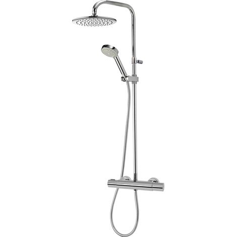 Aqualisa Midas 110 Mixer Shower Exposed Bar Valve Chrome Drencher (1/10)
