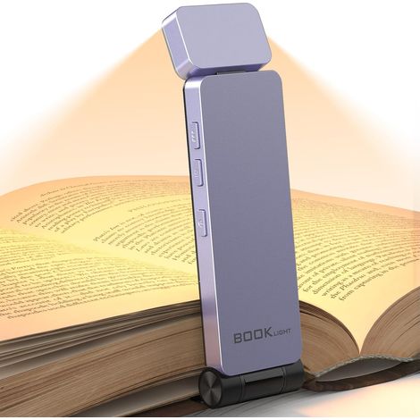 Lampe de Lecture USB Rechargeable - 3 Couleurs et 3 Lumières Réglables en Continu (1/5)