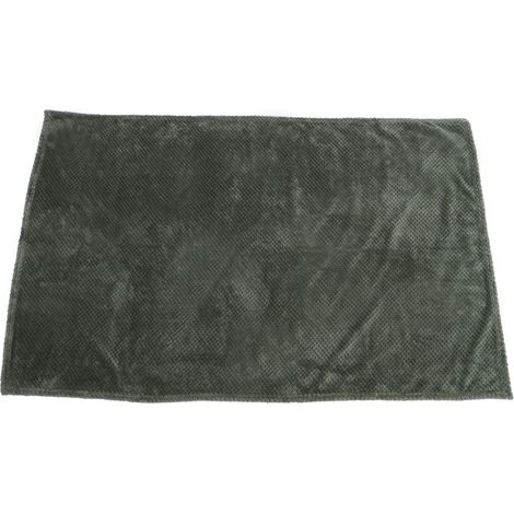 Dicke, weiche Polyesterfaser-Klima-Bettdecke für Sofa, Schlafzimmer, Bettwäsche, Militärgrün, 70 x 100 cm (1/5)