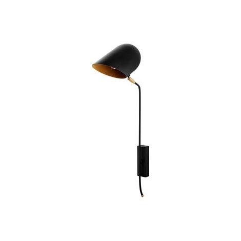 Aplique de pared, hierro , negro

oro, 12x35x73, casquillo E 27 Max 40 W