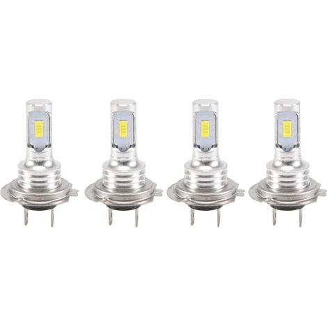 Kit Ampoules LED H7 Mini Combo Feux De Croisement Et Route 4 Pièces