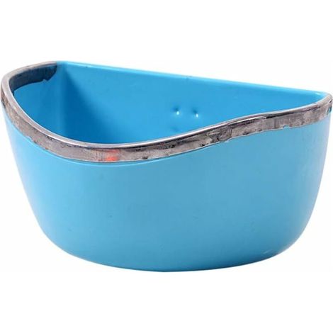 Bunny Feeder-Nourriture/Eau/Bol à Foin pour Furet de Lapin Chinchilla Hamster Lapin de Cochon d'Inde, Nourrisseurs de Lapins Suspendus-Bleu 14117CM (1/5)