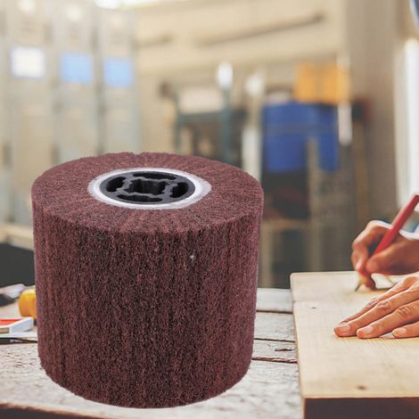 Beyamis Accessoires pour le polissage et le brunissage par tréfilage de fil de nylon : brosses à lamelles abrasives (180) (1/5)