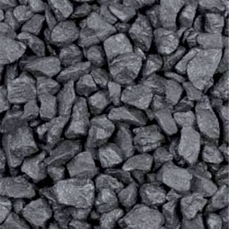 Sassi in vetro decorativi nero 550 gr Flortis