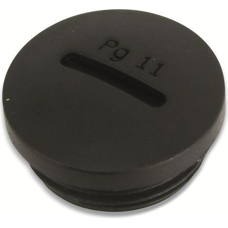 Bouchon fileté KSS, PG, PG-11, noir