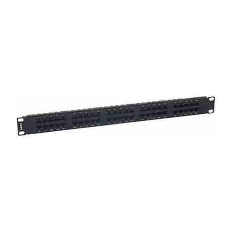 Panel de parcheo precargado sin herramientas BTIC9050TELNQ2 con 50 conectores RJ45