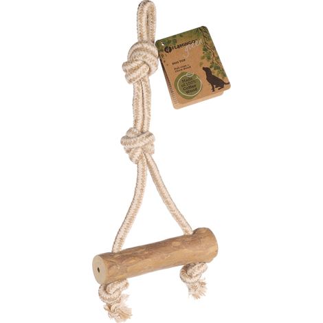 Bois Java BÂTON + Corde DE Traction Brun (1/2)