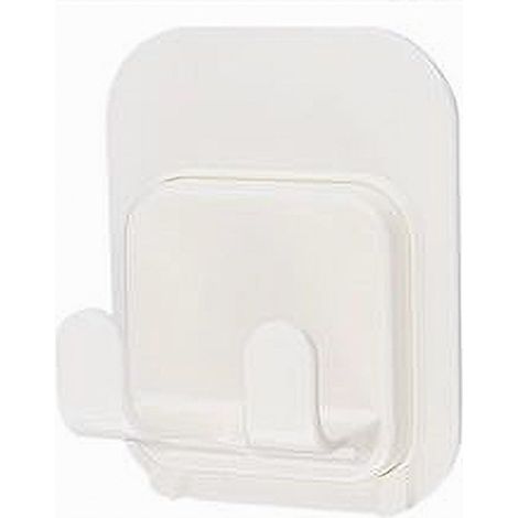 Cleafe - Gancio Doppio Adesivo A Parete Multiuso Per Bagno Casa Cucina Trasparente 87361 - (1/2)