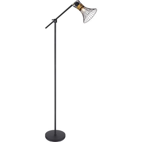 Lampadaire orientable en métal design vintage PURRA