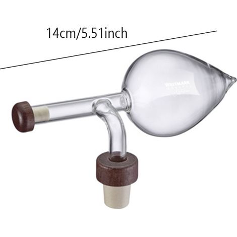 Verseur à vin en verre avec bouchon, bec distributeur étanche pour vin rouge et whisky (1/5)