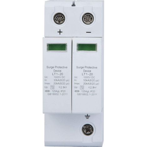 Eosnow 2P Überspannungsschutzgerät DC Photovoltaik Blitzschutz Niederspannungsableiter (40KA)