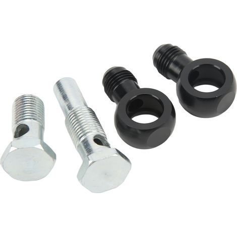 AN6 x 1/4 NPSM Aluminium-Banjo-Anschlusssatz für 4L80E Getriebeölkühler (1/5)