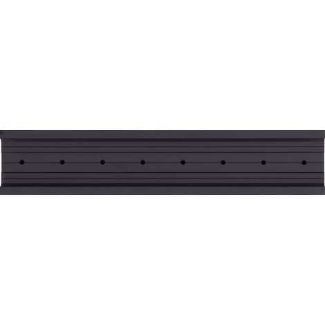 Profilé en aluminium noir pour rail linéaire coulissant en V, encastrable 200 mm, pour imprimante et graveuse (1/5)