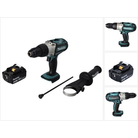 Makita DHP 451 F1 Akku Schlagbohrschrauber 18 V 80 Nm + 1x Akku 3,0 Ah - ohne Ladegerät (1/5)