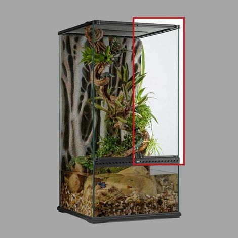 Puertas de cristal de repuesto para terrario Exo Terra 45x45x90 cm PT2606