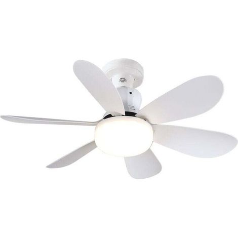Deckenventilator mit Licht und Fernbedienung, 52 cm, 40 W, kleiner dimmbarer LED-Deckenventilator mit E27-Fassung (1/4)