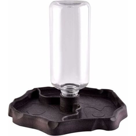 Pet Drinking Fountain, 2 in 1 Automatic Drinking Fountain Anti-splash Turtle Lizard Reptile (1/4)