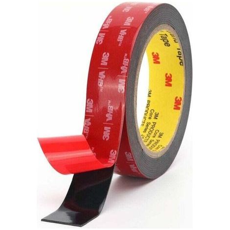 Hochhitzebeständiges, doppelseitiges Klebeband 25 mm × 3 m – Stark und langlebig – Für den Innen- und Außenbereich (1/4)