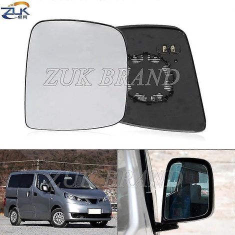 Beheizbare Außenspiegelgläser für Nissan NV200 2010-2018 (Außenteile) – Rechts (ohne Heizung)