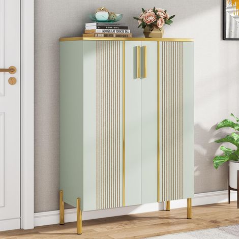 Tribesigns – Armoire à chaussures 6 niveaux avec étagères réglables – Panneau de particules E0 – Capacité 24 paires – Design compact et élégant (1/5)