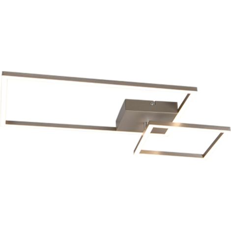 Plafoniera Led Padella Con Snodo 25W 4000K Acciaio