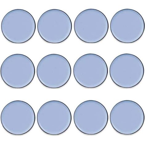Patin glisseur - Protection en Teflon pour Meubles - 40MM Rond Curseurs - Lot de 12 (1/4)