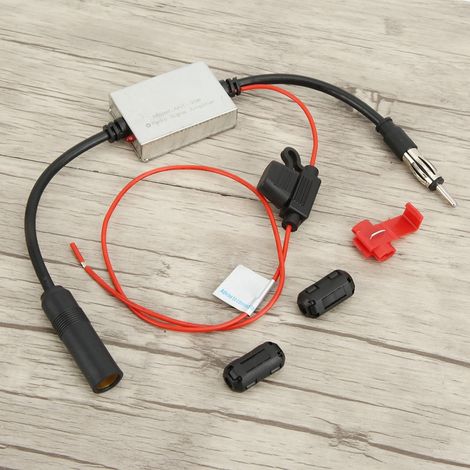 Universeller 12-24V Auto-FM-Radio-Antennen-Signalverstärker (1/5)