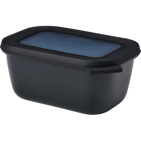 Mepal multi cuenco cirqula rectangular 750 ml - negro nórdico (1/5)