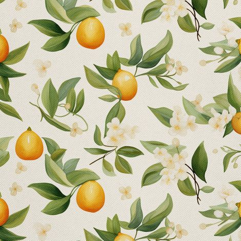 Tela decorativa para exteriores Oxford - Frutas cítricas - DX2445 (1/5)